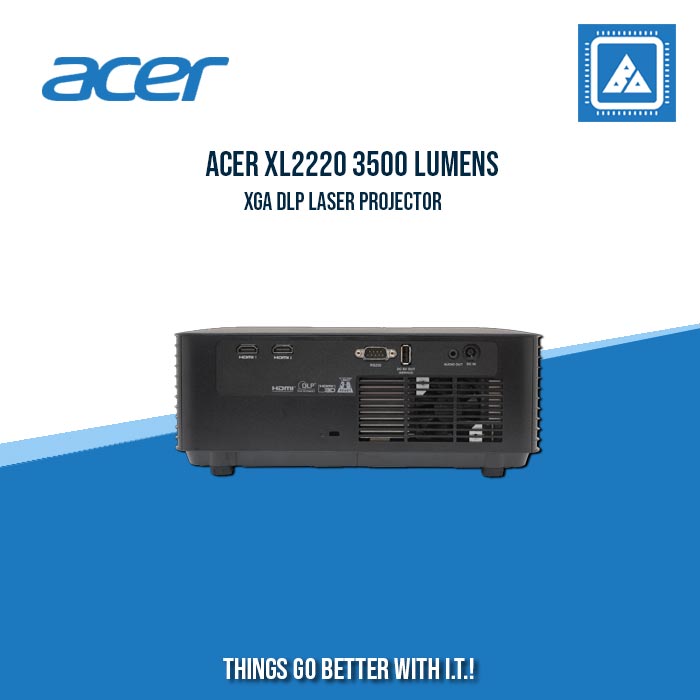 ACER XL2220 3500 LUMENS XGA DLP LASER PROJECTOR ACER XL2220 3500 LUMENS XGA DLP LASER PROJECTOR
